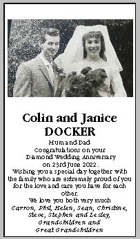 Colin and Janice Docker thumbnail.